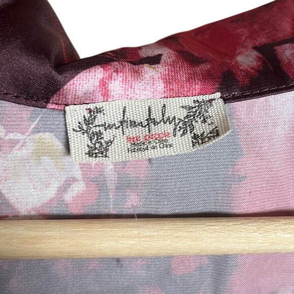 Intimately Free People Floral PJ Women Top *Dimensions in Pictures* - Picture 2 of 5